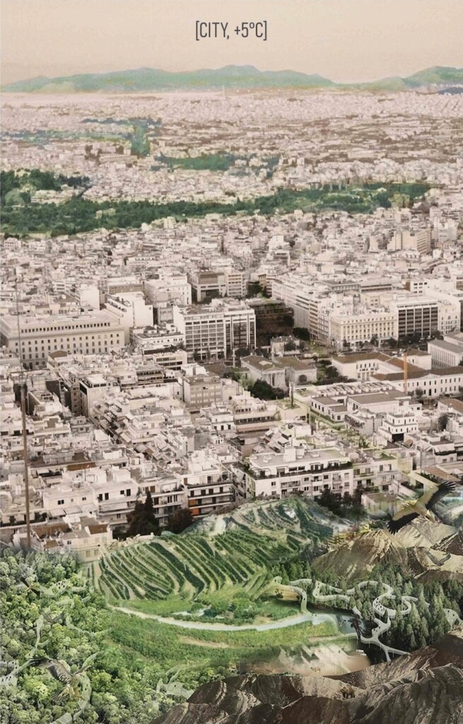 image of Athens when it is +5 degrees